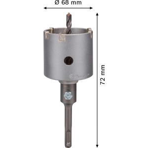Bosch SDS-plus-9 lyukfűrész készlet, tartós keményfém, betonhoz, falazathoz és mészkőhöz.