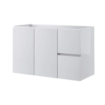 Fürdőszobabútor mosdóalsószekrény Giulia fényes fehér 510 mm x 810 mm x 335 mm