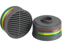 LUX kompakt szűrőbetét A1B1E1K1 félmaszkhoz 2 darab LUX kompakt szűrőbetét A1B1E1K1 félmaszkhoz 2 darab