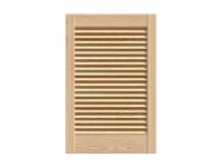 Nyitott lamellás fenyőajtó 606 mm x mm 394