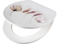 baliv Uyuni fa WC-ülőke leeresztő automatikával MDF fehér