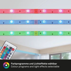 Rugalmas, többszínű LED szalag (5m) távirányítóval az egyedi világításhoz.