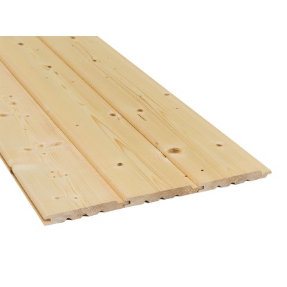 Profildeszka Bergen luc-/jegenyefenyő csaphornyos 19 mm x 146 mm x 2100 mm