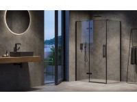 Fix zuhanyfal COOL COPS-90 fekete + transparent Fix zuhanyfal COOL COPS-90 fekete + transparent