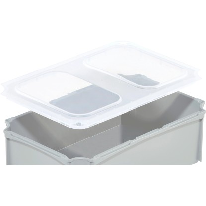 Eurobox-rendszer Tauro 1/4-es betétdoboz hosszirányú a 60 cm x 40 cm-es