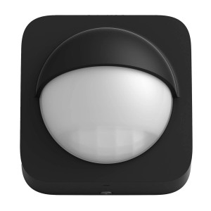 Fekete Philips Hue Motion kültéri mozgásérzékelő, vezeték nélküli.
