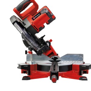 Einhell TE-SM 36/10 L Li-Solo akkus gérvágó fűrész piros színben. Ideális precíz famunkákhoz.