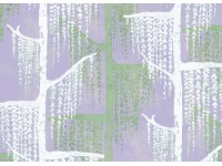 Komar fátyoltapéta Crazy Willow 350 cm x 250 cm ibolyaszínű