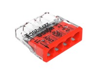 Wago vezetékösszekötő kapocs 4-pólusú 10 darab Wago vezetékösszekötő kapocs 4-pólusú 10 darab