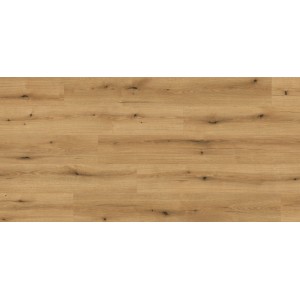 Kaindl Excellent 8 mm-es vízálló laminált padló, Evoke Coast tölgy, világos fa hatású, fugákkal.