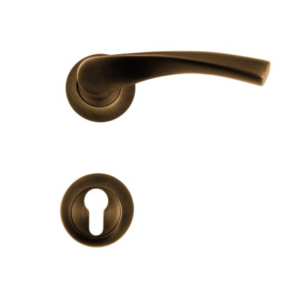 Galaxy súrolt bronzkilincs roz. cilinder záras