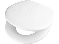 baliv WC-ülőke Cochico leeresztő automatikával duroplast fehér csillámos baliv WC-ülőke Cochico leeresztő automatikával duroplast fehér csillámos