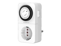 Időkapcsoló mechanikus napi mini 30 perc 1x földelt vagy 2xeuro