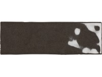 Nolita fali csempe agyag fekete mázas fényes 6,5 cm x 20 cm