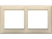 Legrand keret Valena 2-es vízszintes elefántcsont