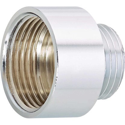 OBI menetes szűkítő idom 21 mm (Rp 1/2) x 24,1 mm (Rp 3/4) krómozott sárgaréz