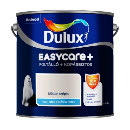 Dulux Easycare+ foltálló kopásbiztos beltéri falfesték Időtlen szépia 2,5 l