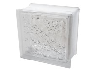 Üvegtégla pöttyös 190 mm x 190 mm x 80 mm