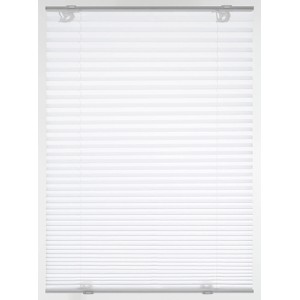 Fehér Gardinia tetőtéri ablak pliszé roló tapadókorongokkal, 59,3x100 cm, rolók és római rolókhoz.