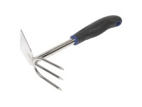 LUX Comfort kézi kettős kapa, rozsdamentes acél