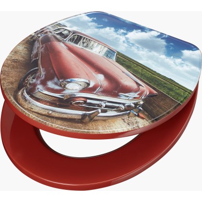 OBI Solco WC-ülőke autós mintával leeresztő automatikával