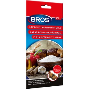 Bros élelmiszermoly csapda, 2 darabos kiszerelés. Hatékony molyirtás a konyhában.