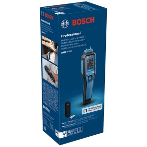Bosch Professional GMP 1-13 anyag nedvességmérő csomagolása, kék/fekete