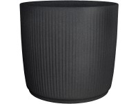 Scheurich Linetto kaspó 28,6 cm átmérő Stony Black