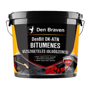 Vödör DenBit DK-ATN bitumenes massza tömítéshez. Oldószeres.