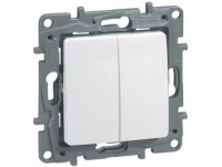 Niloé 106+6 kapcsoló 10A fehér