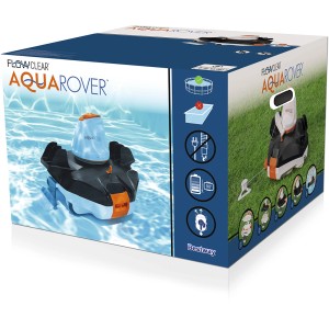 A Bestway Flowclear Aquarover medence robot csomagolása. Automata medencetisztító a tiszta medencékért.