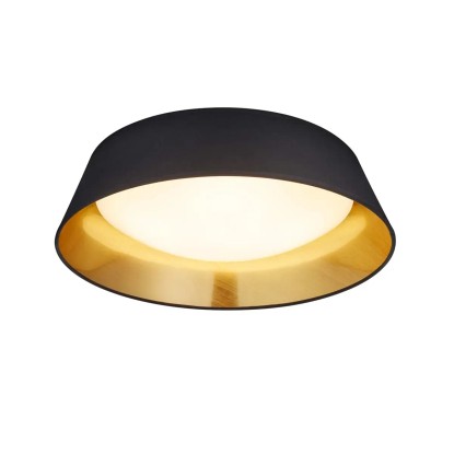 Trio Ponts LED mennyezeti lámpa 45 cm 18 W fekete - arany