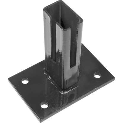 Talapzat antracit 10 cm x 15 cm oszlop tartásához
