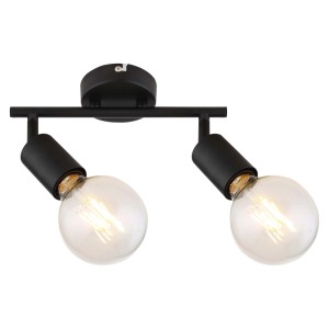 Rábalux Lamar beltéri Spotlámpa matt fekete E27 2x MAX 40W