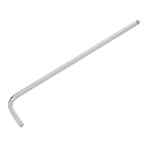 LUX Comfort hatlapfejű csavarkulcs 4 mm, hosszú imbuszkulcs gömbfejjel, króm-vanádium acélból.