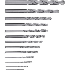 LUX-TOOLS Classic fémfúró készlet, 100 darabos, különböző méretek.