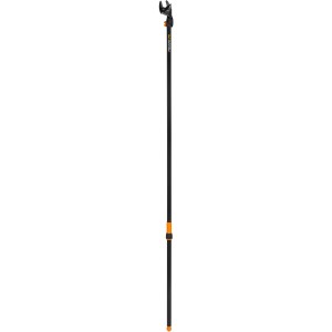 Fiskars Bypass Schneidgiraffe UP84, hosszú nyelű kerti olló magas ágakhoz.