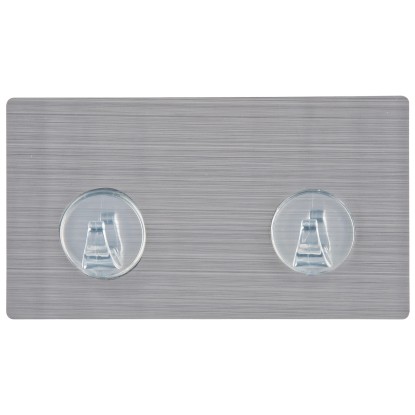 Wenko Static-Loc fogas rozsdamentes acél megjelenés 2 akasztó