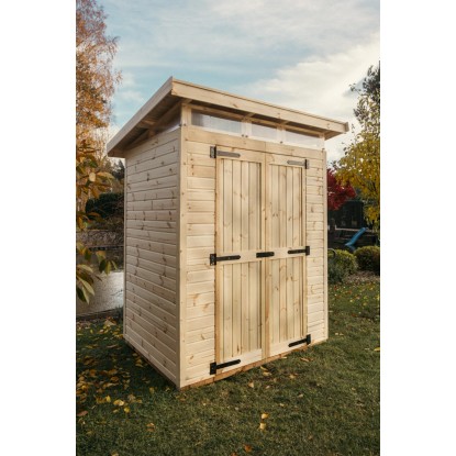 Upyard kerti ház Strongbox M alappal 163 cm x 127 cm natúr FSC®