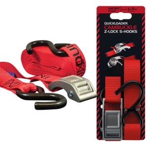 Quickloader Z-lock csatos heveder S-horoggal 400 kg 4 m x 25 mm