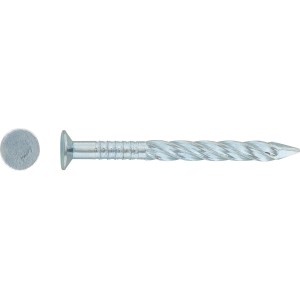 LUX Csavart szeg, 3,5x50 mm, horganyzott, 20 db faforgács lapokhoz.