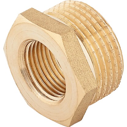 OBI menetes szűkítő idom 14,9 mm (Rp 3/8) x 26,4 mm (R 3/4) sárgaréz