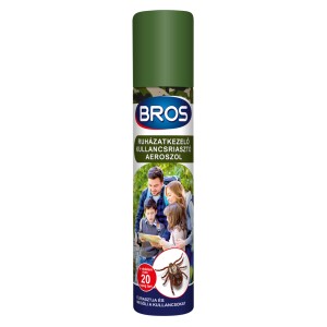 BROS kullancsriasztó spray ruházatra, véd a kullancsok ellen túrázás közben.