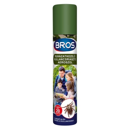 BROS ruházatkezelő kullancsriasztó aeroszol 90 ml