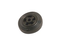 OBI tömör gumikerék műanyag keréktárcsával 125 mm