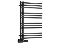 Fürdőszobai radiátor fekete 45 cm x 74 cm Sapho Poseidon