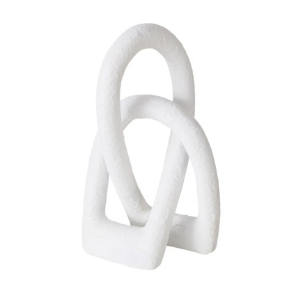 Boltze Home Tetrys dekor figura 20 cm x 8 cm x 12 cm Fehér