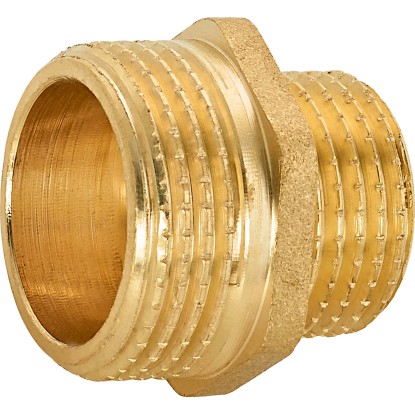 OBI menetes szűkítő idom 21 mm (R 1/2) x 26,4 mm (R 3/4) sárgaréz