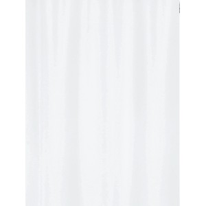 Fehér Spirella Altro textil zuhanyfüggöny, 180x200 cm, egyszerű és elegáns.