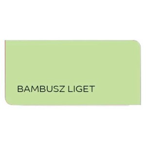 Színminta a t.b.t. falfestékből, Bambusz Liget színben. Ideális színes kiemelésekhez beltérben.